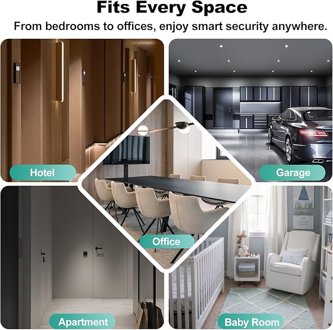 UMIK UMIKSMART Fingerprint Door Lock, Smart Door Knob, Keyless Entry Door Lock - Image 5