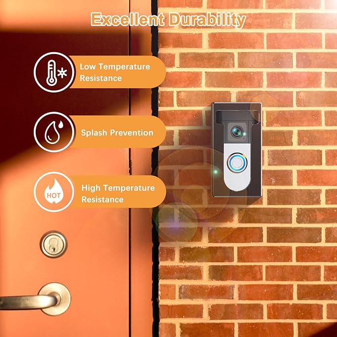 No Drill Adhesive Video Doorbell Mount Compatible - Image 7