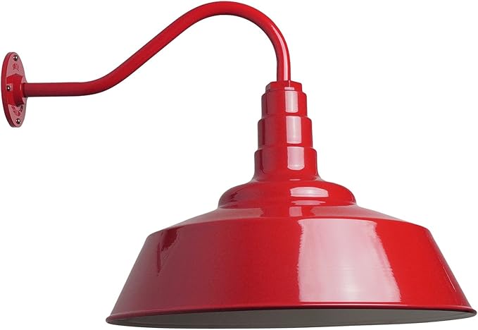 Steel Lighting Co. Large Outdoor Barn Light | Gooseneck Light Fixture | Made in by SteelLightingCo