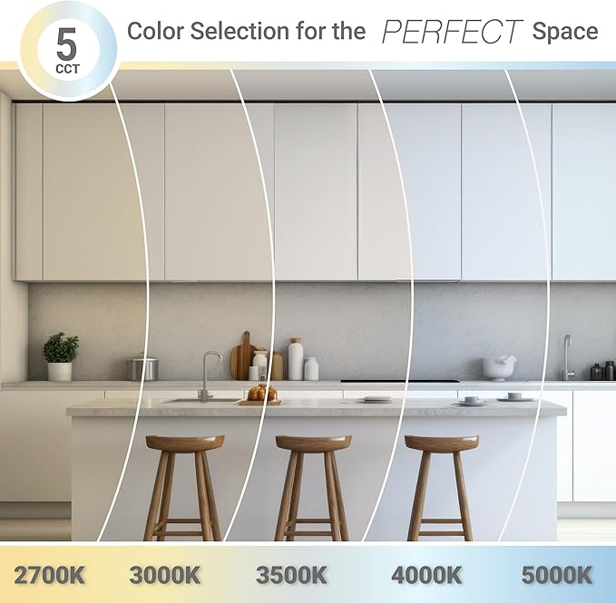 NUWATT 1x2 FT LED Flat Panel, 5CCT 2700K/3000K/3500K/4000K/5000K Selectable - Image 5