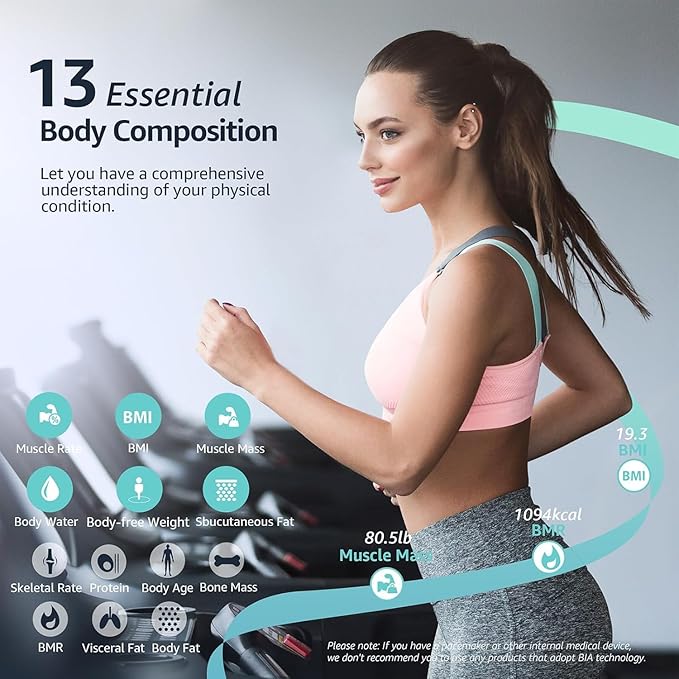 Posture Scale for Body Weight, Digital Bathroom Smart Scale, 13 Body - Image 2