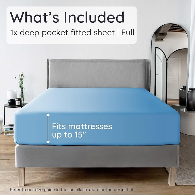 Bambaw 100% Viscose Derived from Bamboo Fitted Sheet Only, Cooling Fitted Sheet - Image 2