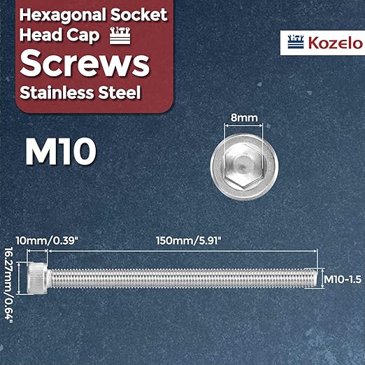 Kozelo 2pcs Socket Head Cap Screws - Image 2
