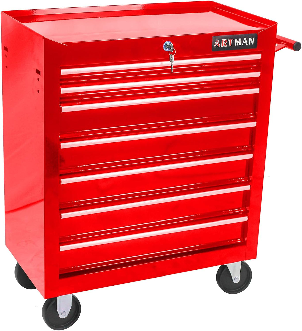 7 drawers rolling tool chest on wheels, multifunctional, main product view