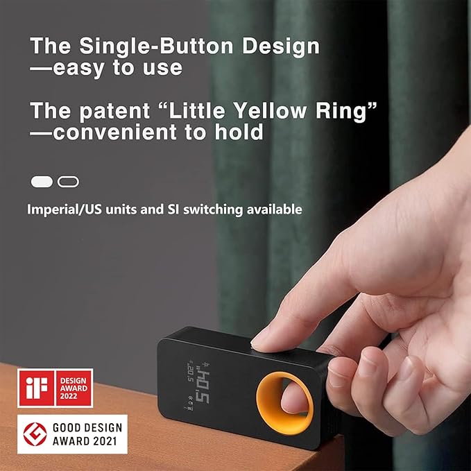 HOTO Laser Measuring Tool, Pocket-Size 98Ft Digital Laser Tape Measure ±2mm - Image 3