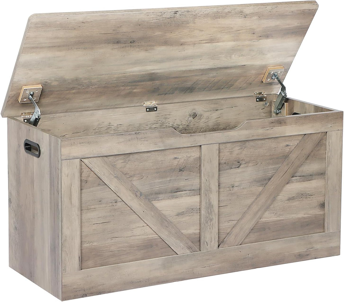 timberer 39.4" storage chest, wooden storage bench, large, main product view