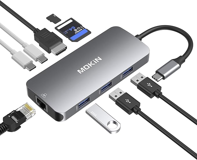 USB C Adapters for MacBook Pro/Air, Mac Dongle by MOKiN