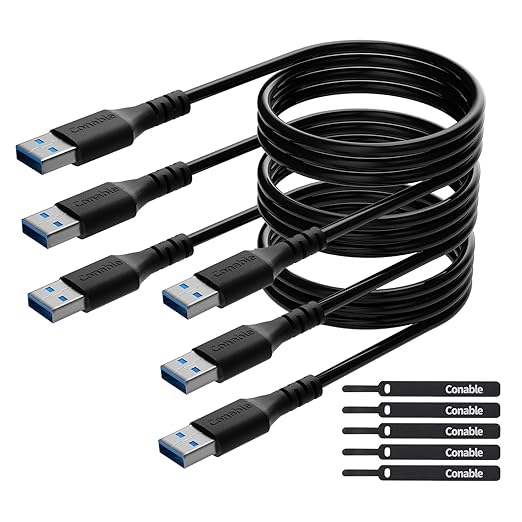 4 ft USB 3.0 Male to Male Cable by Conable