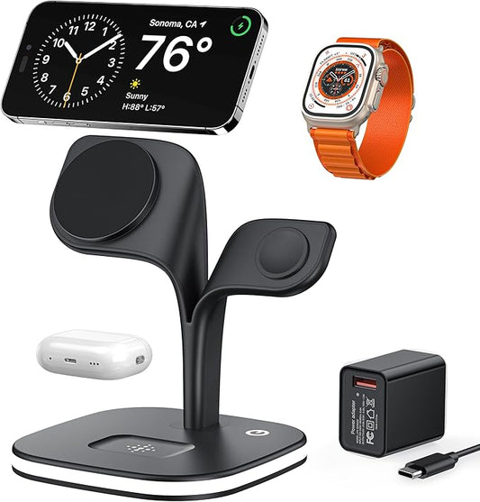 3 in 1 Wireless Charging Station by EXW