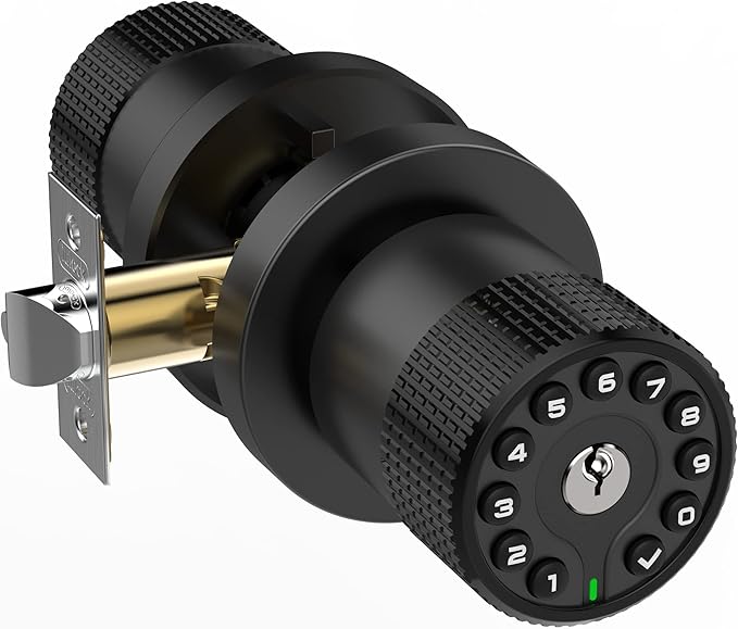 BOTHSTAR Keypad Door Knob with Key, Keyless Entry Door Lock, Code Locks Door by BOTHSTAR