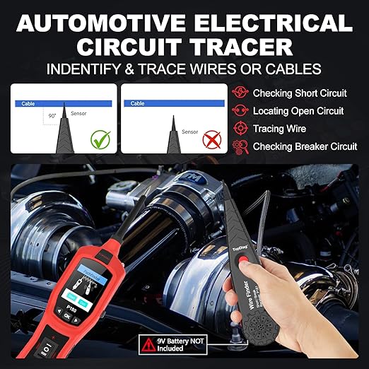 Circuit Breaker Finder Tool, Battery Tester, AC DC Voltage Tester, Fuel - Image 5
