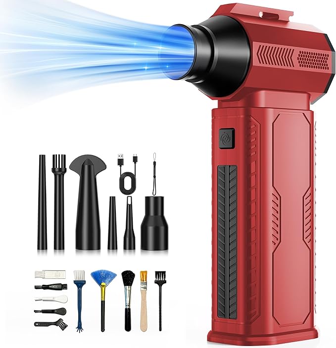 ZOAIVR Compressed Air Duster, 000RPM Ultra-Powerful Cordless Electric Air Duster by Unknown