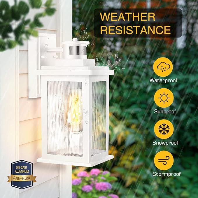 VIANIS Motion Sensor Outdoor Lights, Aluminum Waterproof Porch Lights Outdoor - Image 5
