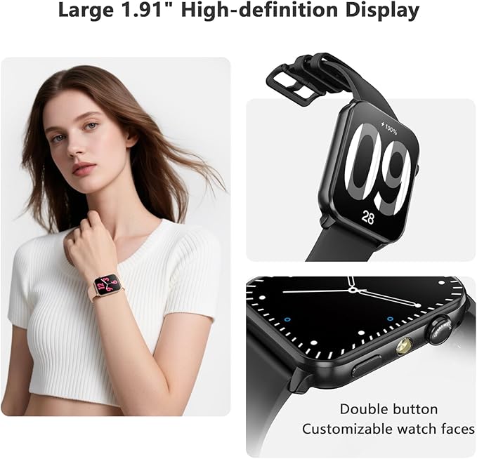 Blackview Smart Watch for Women, 1.91" HD Touchscreen Fitness Watch - Image 2