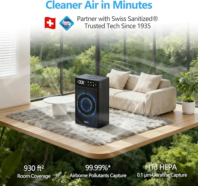 CleanForce Rainbow Cube | World’s First 4-in-1 Space-saving Air Purifier - Image 5