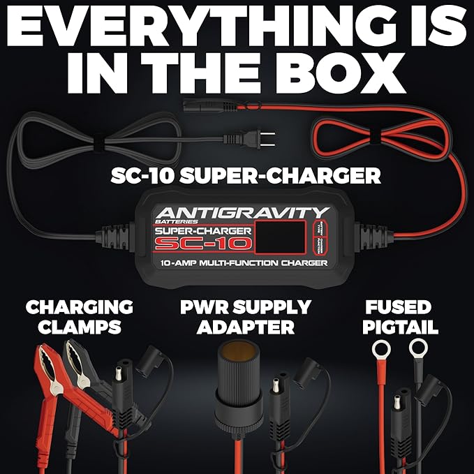 Antigravity SC-10 Super-Charger 10A Smart Battery Charger & Maintainer - Image 7