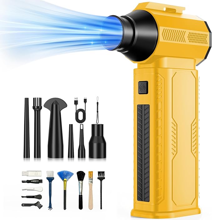 ZOAIVR Compressed Air Duster, 000RPM Ultra-Powerful Cordless Electric Air Duster by Unknown