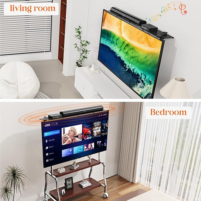 Soundbar Mount, No Drilling Steel TV Top Shelf Fits Most of Sound Bars Up to 15 - Image 5