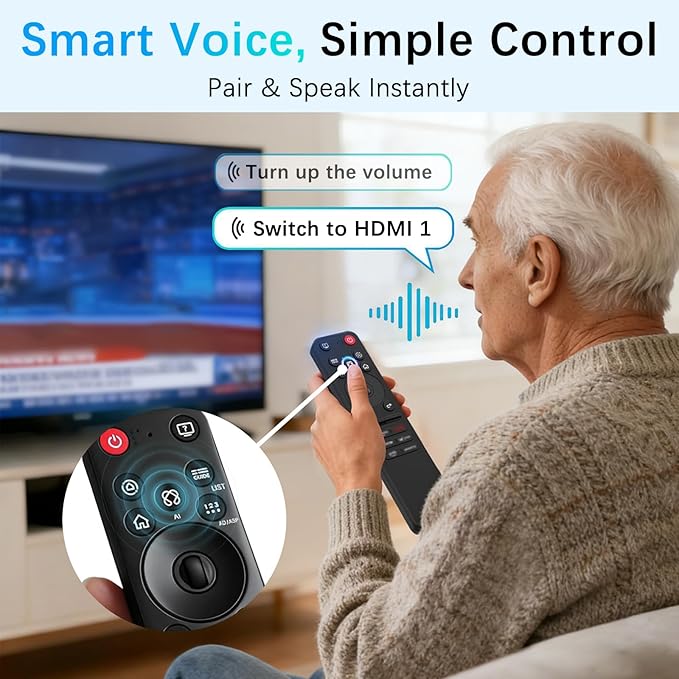 Replacement Magic Remote for LG Smart TV 2025 - Image 8