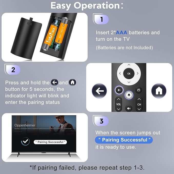 Only for Voice Replacement Hisense-TV-Remote-Control, for - Image 5