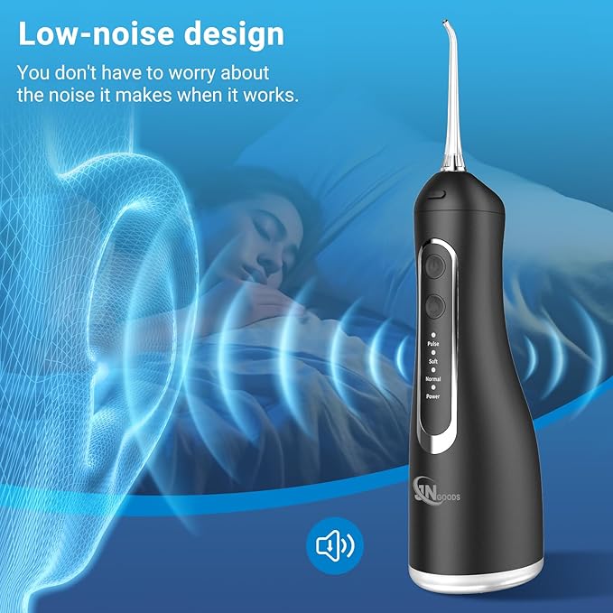 JNGOODS Cordless Water Dental Flosser Oral irrigator, JNGOODS 300ml - Image 7