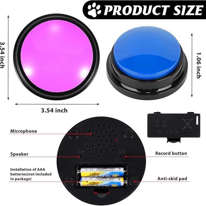10 Color Voice Recording Buttons - Image 3