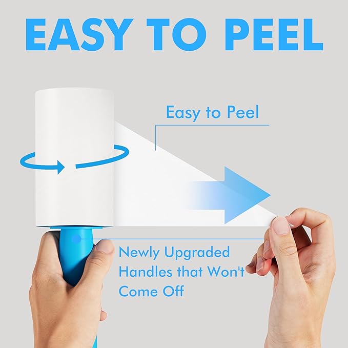 Extra Sticky Lint Roller, Mega Value Set 400 Sheets - Image 2