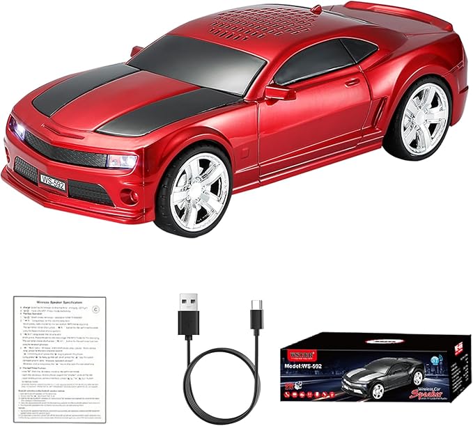 WSTER WS-592 Supercar Design Bluetooth Replica Speaker – Portable Car Model by WSTER