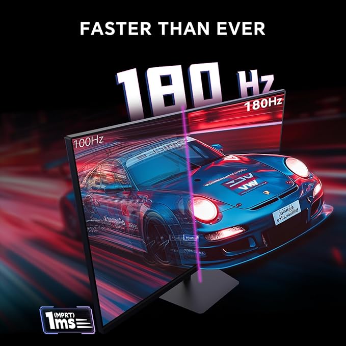 KTC 27 Inch Gaming Monitor 180Hz, Full HD 1920x1080 Fast IPS Computer Monitor - Image 2