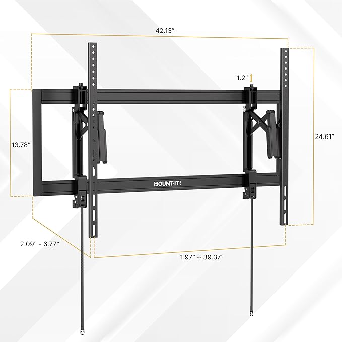Mount-It! Advanced Extendable Tilt TV Wall Mount - Image 9