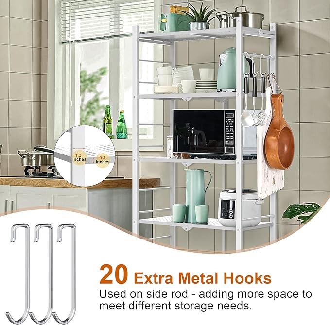 Himix 5-Tier Storage Folding Shelf - Image 5