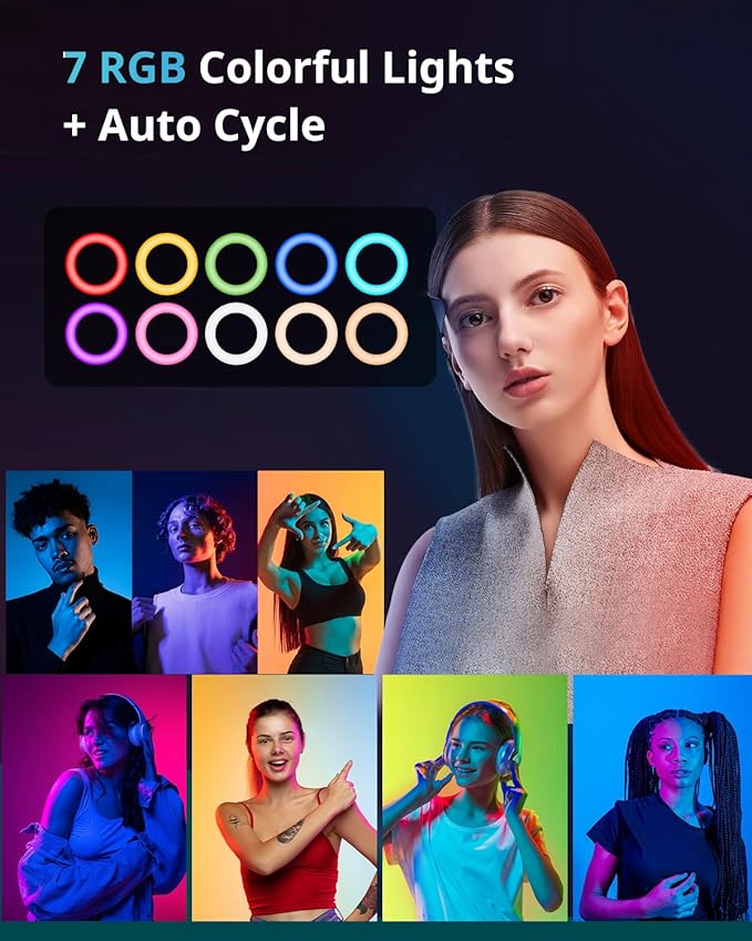 UBeesize 12" RGB Ring Light - Image 2