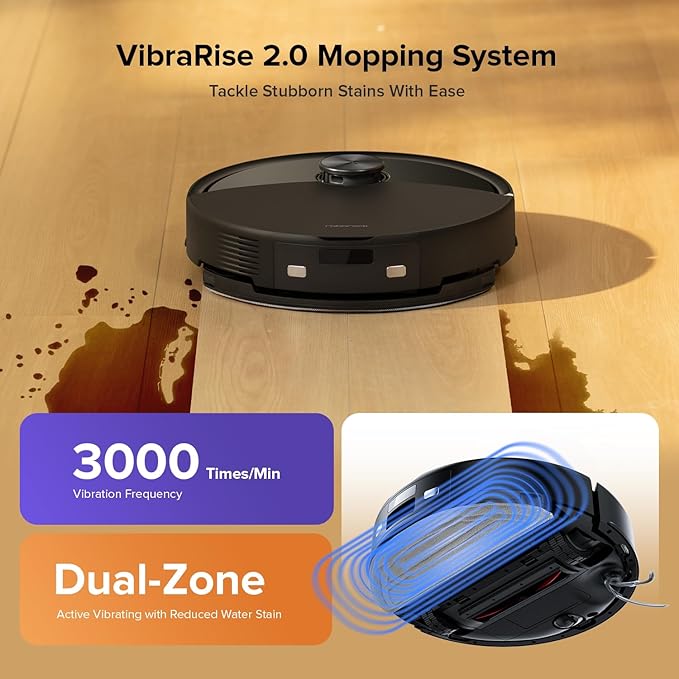 roborock Q10 S5 Robot Vacuum and Mop Cleaner, 10000Pa HyperForce Suction - Image 4