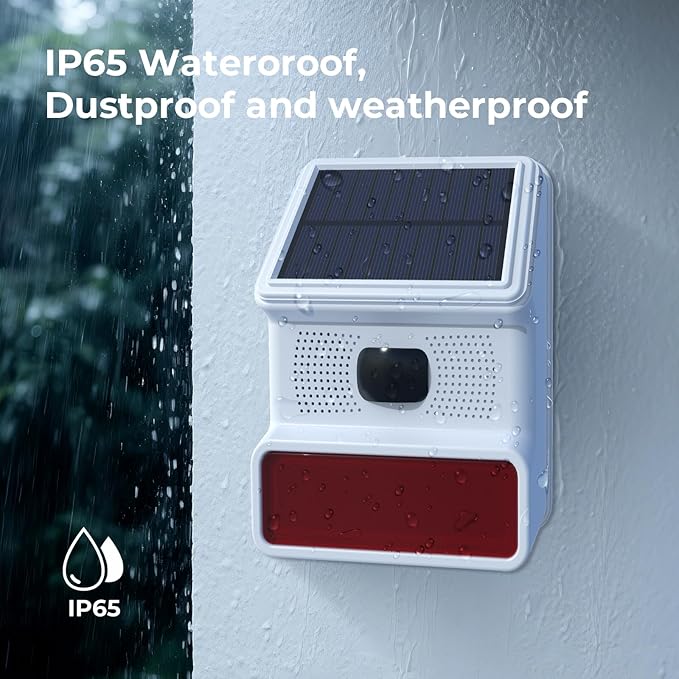 Solar Wireless Motion Sensor Alarm, Driveway Alarm Outdoor Waterproof Alert 120 - Image 5