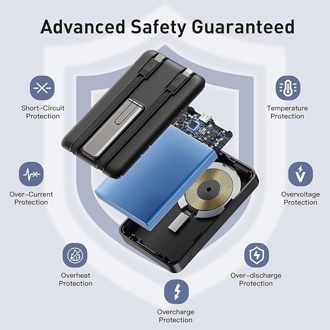 2026 Magnetic Wireless Power Bank, 16800mAh Portable Charger - Image 7