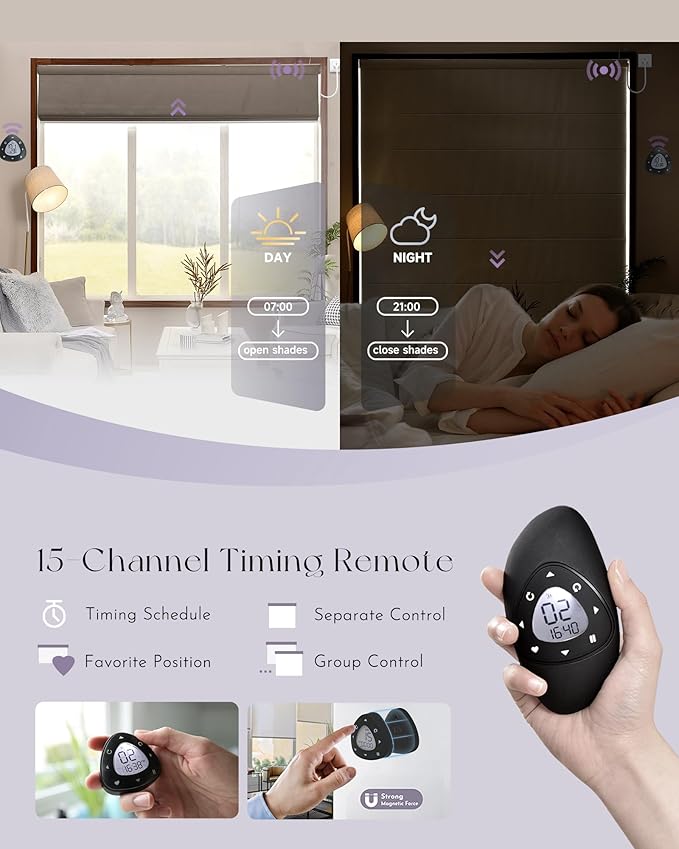 Graywind Smart Roman Shades Compatible - Image 4