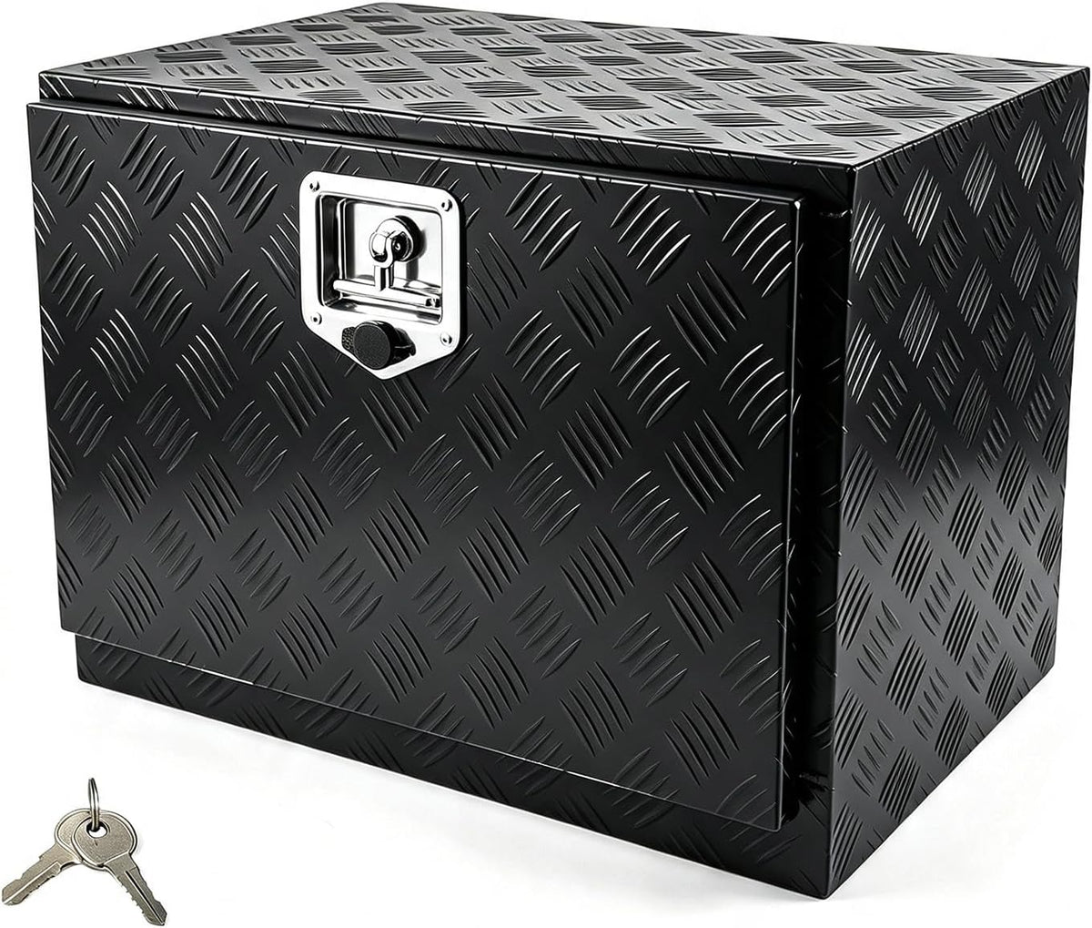 24 inch aluminum underbody truck toolbox with lock, main product view
