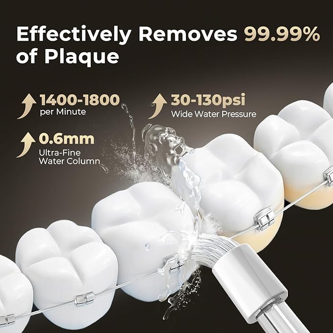 Bezvoi Portable Water Flosser for Teeth: Gum-Sensitive Friendly, Dual-Gear - Image 3