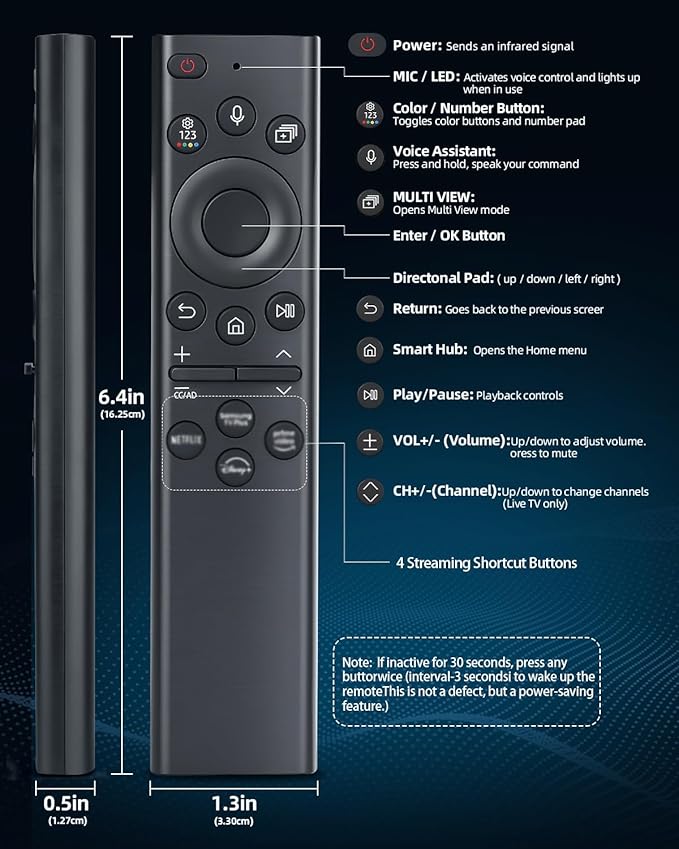 Replacement Universal Voice Remote Control, Compatible - Image 7