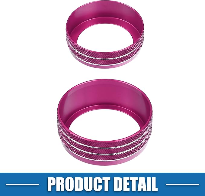A ABSOPRO Car Air Conditioner Knobs Decals AC Radio Switch Knob Cover - Image 7