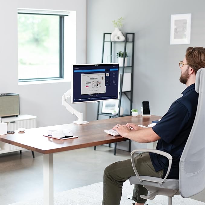 VIVO Single 17 to 32 inch Monitor Height Adjustable Counterbalance Mechanical - Image 9