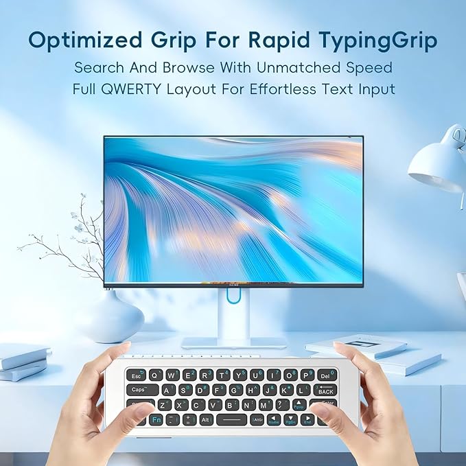 iPazzPort Bluetooth Air Mouse Remote Keyboard, 2.4G Wireless Keyboard Combo - Image 2