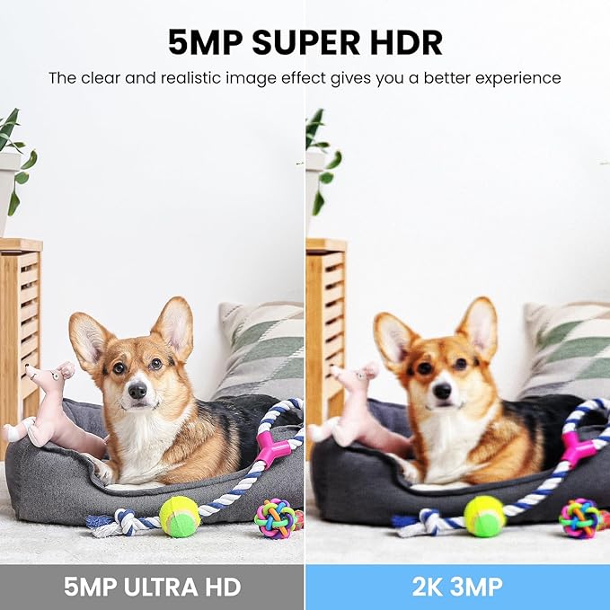 GALAYOU 5MP Security Camera Indoor-360 Degree 2.4G WiFi Cameras - Image 2