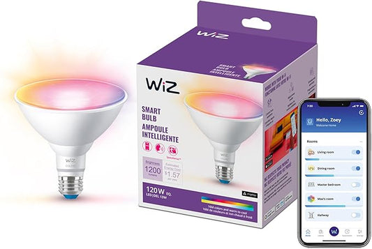WiZ Connected 120W PAR38 Color LED Light Bulb by WiZConnectedLighting