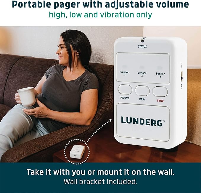 Lunderg Bed Alarm for Elderly Adults & Chair Alarm Set - Image 4