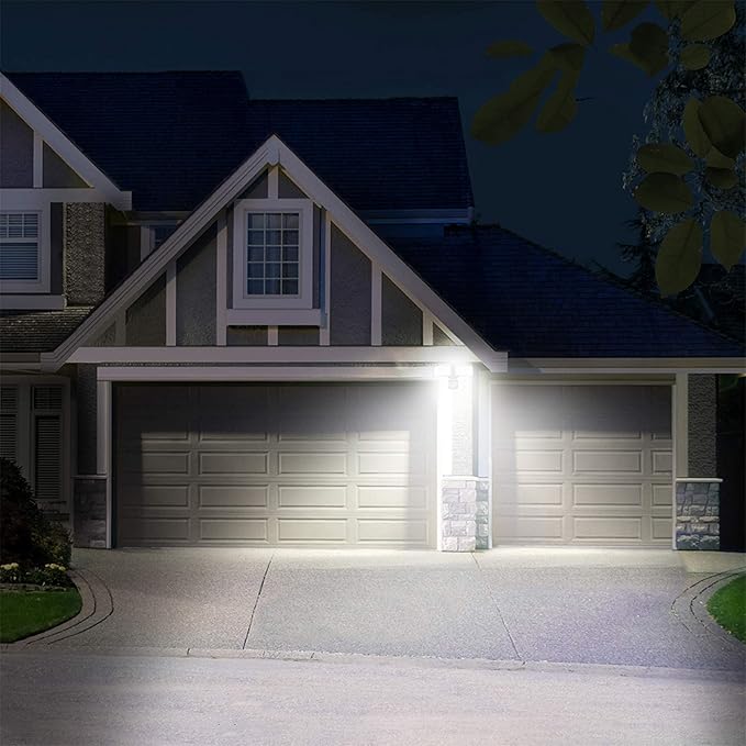 LEPOWER LED Security Lights Motion Sensor Light Outdoor, 30W 3200LM Motion - Image 7