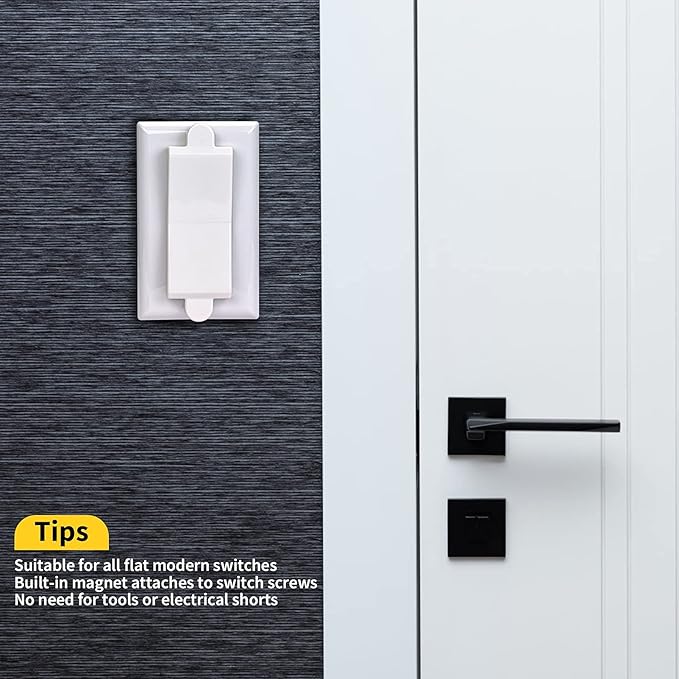Magnetic Light Switch Guard Cover- PSZEZNZ Light Switch Outlet Covers - Image 6