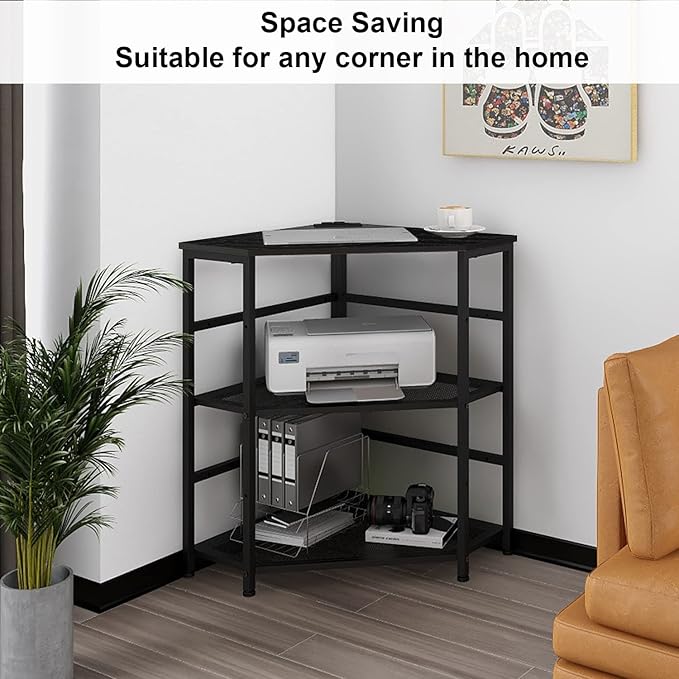 VEDECASA Corner Printer Stand Table - Image 7