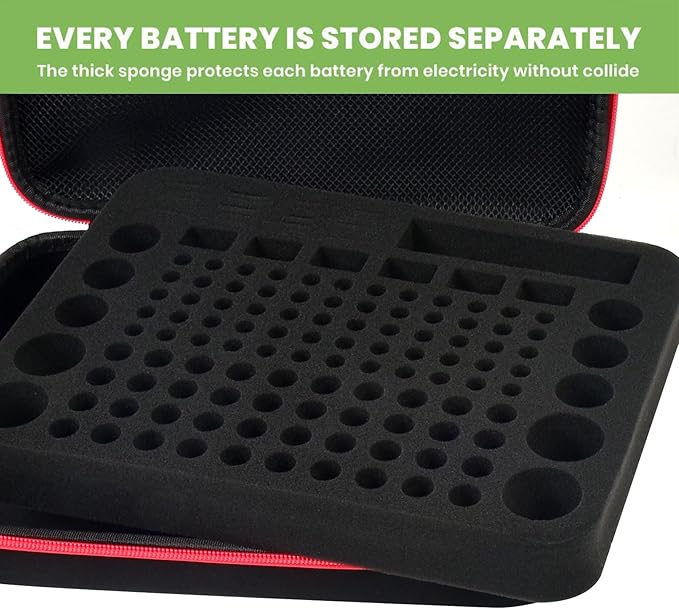 ALKOO Battery Organizer Storage Holder Case Box - Image 4