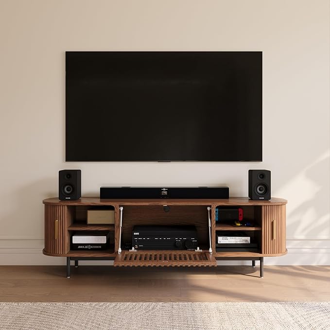 POVISON Mid Century Modern TV Stand - Image 2